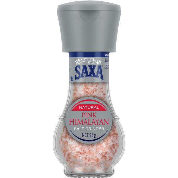 Saxa Natural Pink Himalayan Salt Grinder 95g