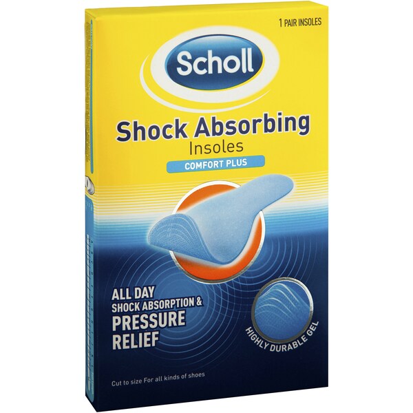 Scholl Foot Care Shock Absorbing Insoles each