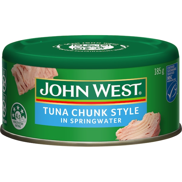 John West Tuna Chunk Style In Springwater 185g
