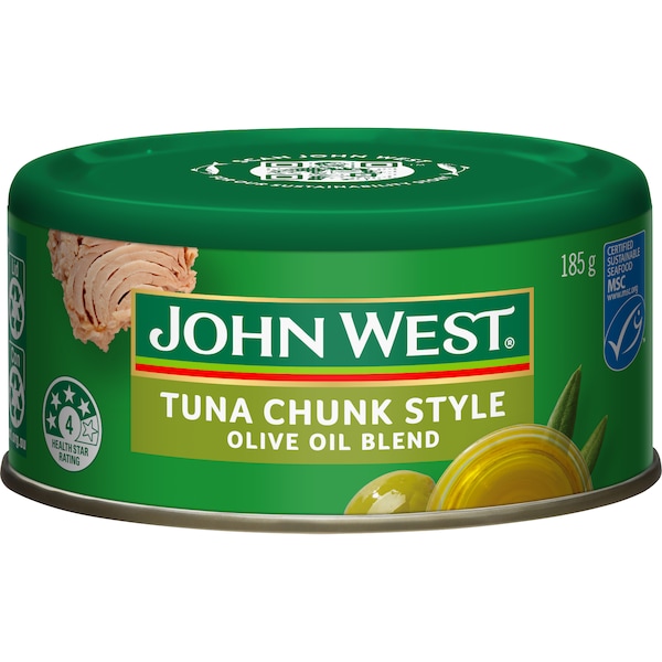 John West Tuna Chunk Style Olive Oil Blend 185g