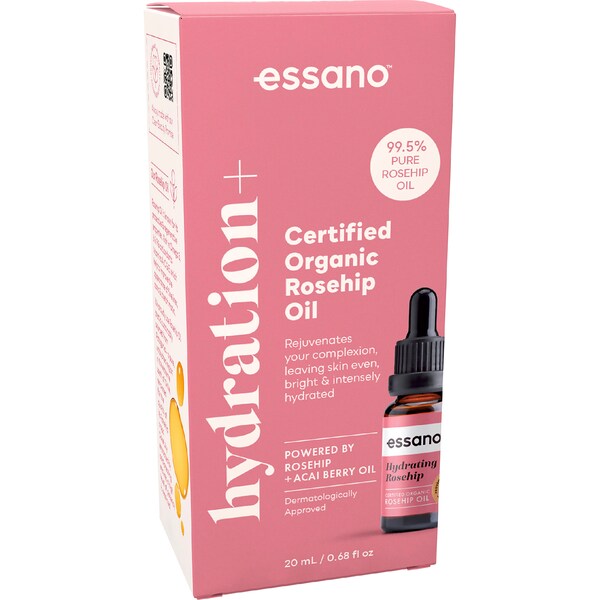 Essano Rosehip Oil Certified Organic 20ml
