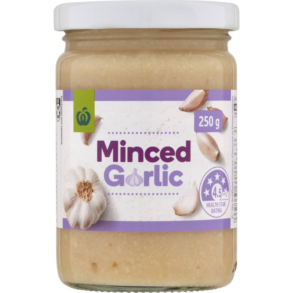 Woolworths Minced Garlic 250g bunch