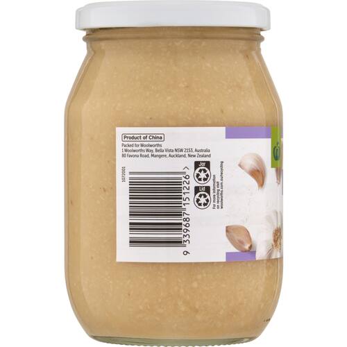 Woolworths Minced Garlic 500g bunch