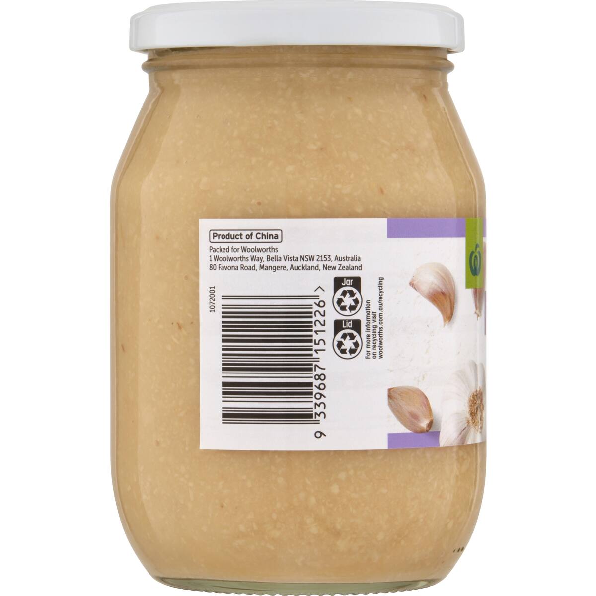 Woolworths Minced Garlic 500g bunch