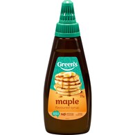 Green's Maple Flavoured Syrup
