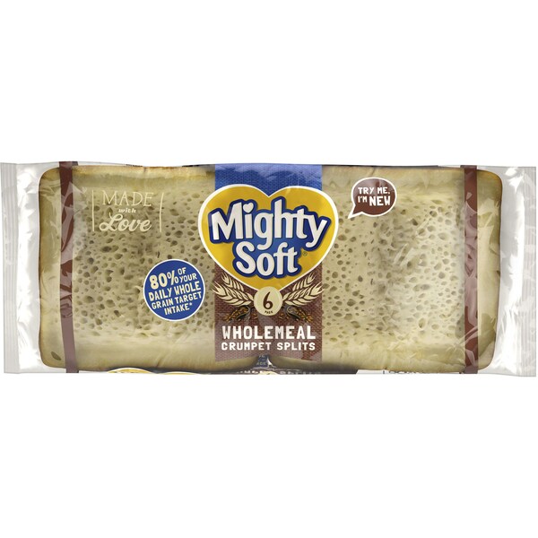 Mighty Soft Crumpets Wholemeal 6pk