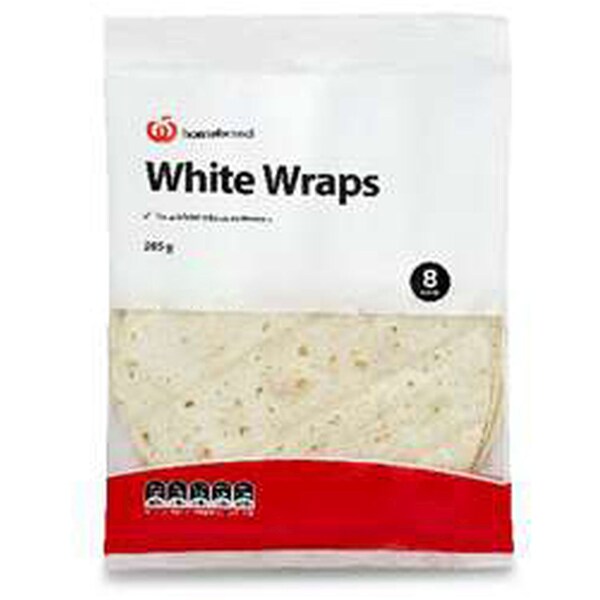 Homebrand Wraps White 365g