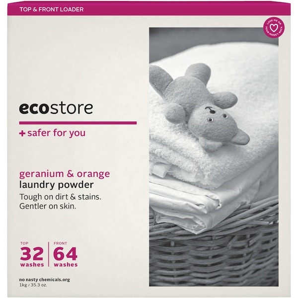 Ecostore Laundry Powder Geranium & Orange 1kg