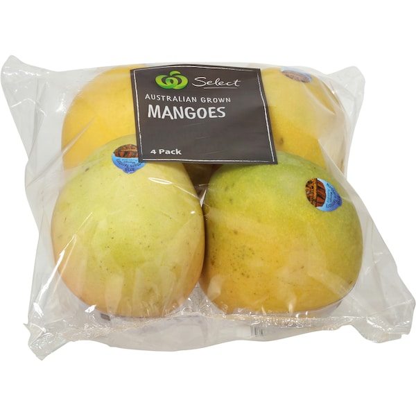 Woolworths Fresh Mango 4 pack