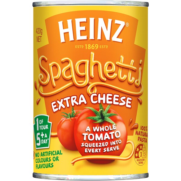 Heinz Spaghetti Extra Cheesy Sauce 420g