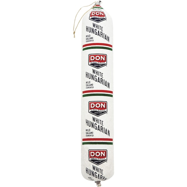 Don Mild White Hungarian Salami Sliced From The Deli per 100g
