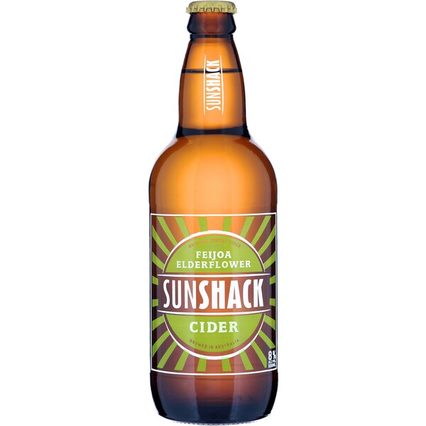 Sunshack Feijoa & Elderflower Cider Bottle 500ml Single