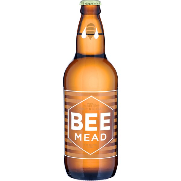 Beemead Sparkling Mead Honey & Ginger Bottle 500ml Single