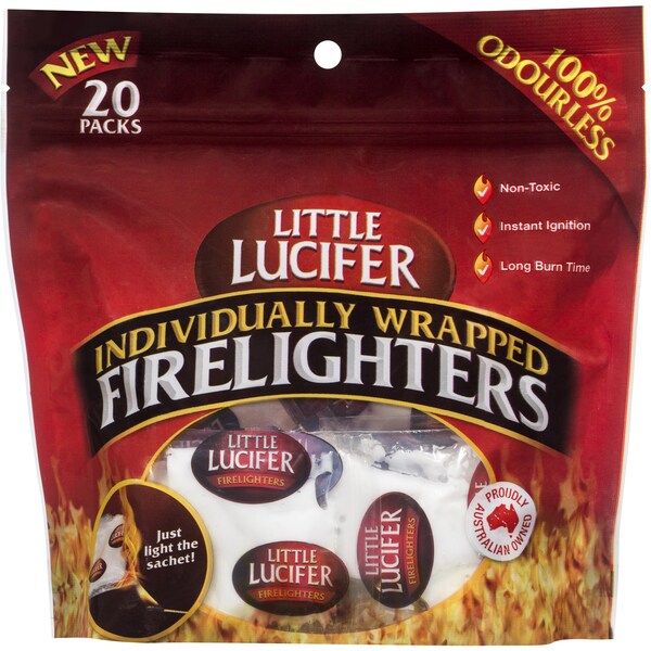 Little Lucifer Matches Wrapped Firelighters 20pk