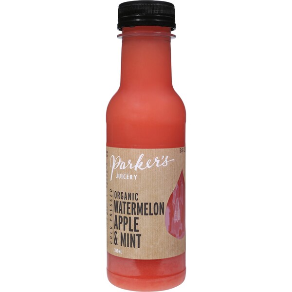 Parker's Juicery Watermelon Cucumber Basil Organic Juice 350mL