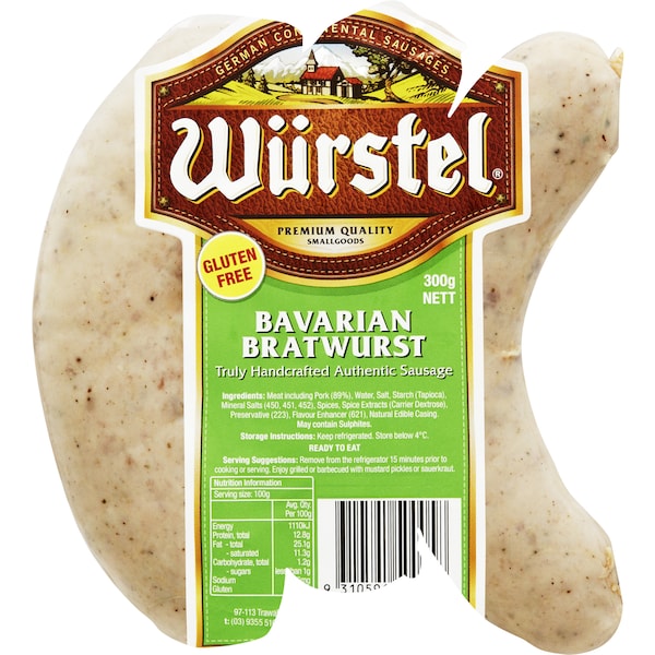 Wurstel Bratwurst Bavarian 300g
