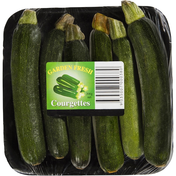 Garden Fresh Fresh Courgettes 200g Punnet