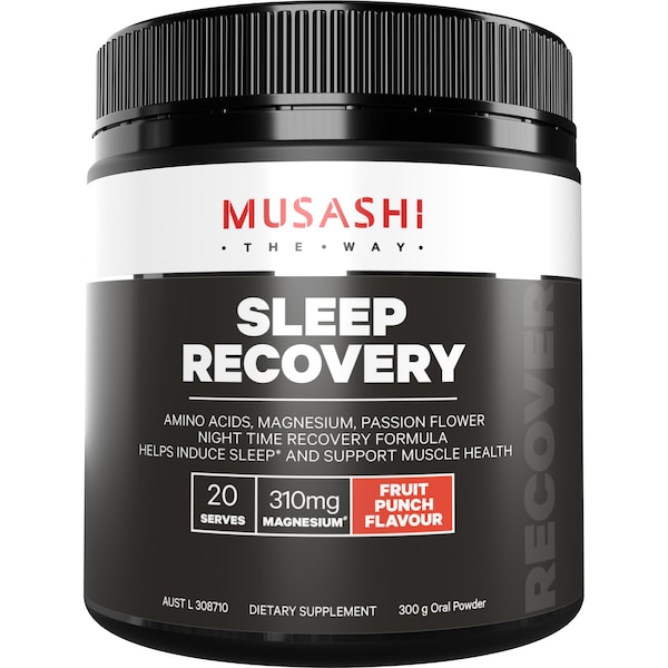 Musashi Sleep Recover Powder Fruit Punch Flavour 300g
