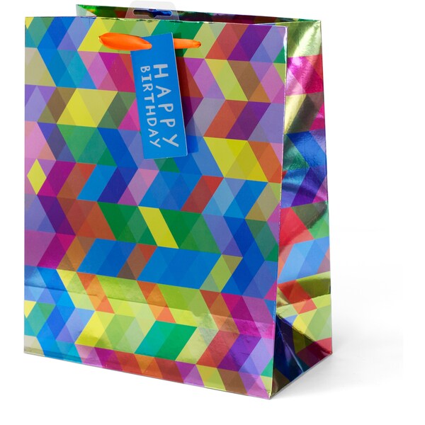 Collage Large Kaleidoscope Gift Bag Each