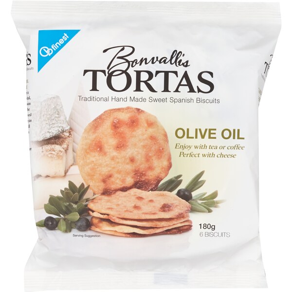 OB Finest Bonvallis Cracker Olive Oil Tortas 180g