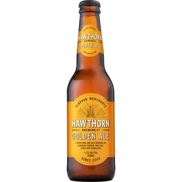 Hawthorn Brewing Co. Golden Ale Bottles Bottle 330ml
