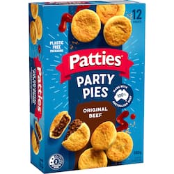 Patties Party Pies Frozen 12 Pack