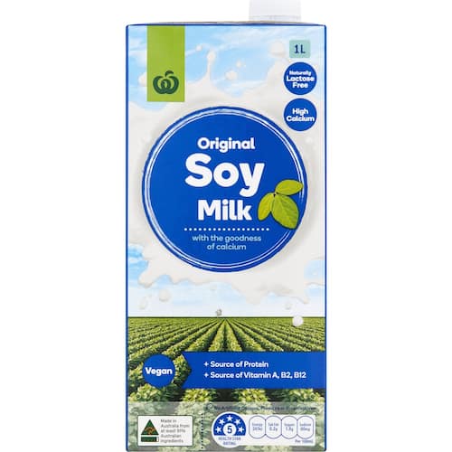 Woolworths Select Regular Soy Milk 1L bunch