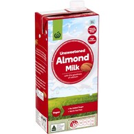 Woolworths Unsweetened Almond Long Life Milk