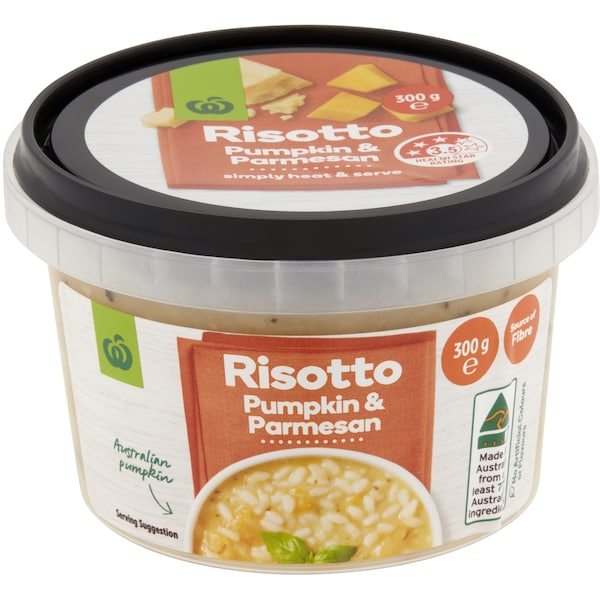 Woolworths Pumpkin Parmesan Risotto Chilled Meal 300g