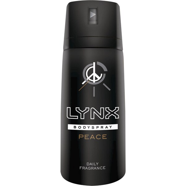 LYNX Body Spray Aerosol Deodorant Peace 155mL