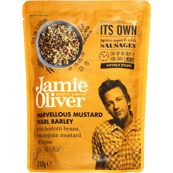 Jamie Oliver Heat & Serve Mustard Pearl Barley 250g
