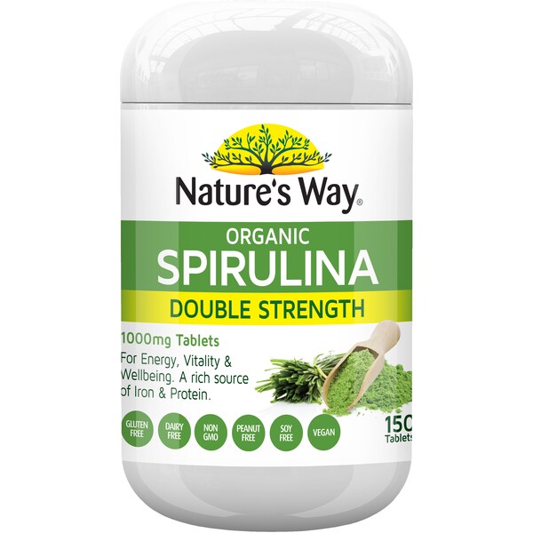 Nature's Way Super Foods Spirinula Tablets 150 pack