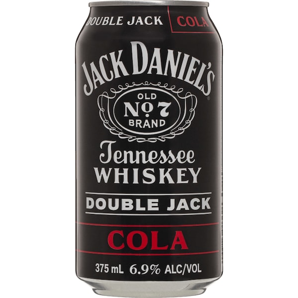 Jack Daniel's Bourbon Double Jack Can 375ml