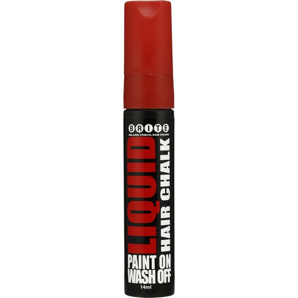 Brite Organix Liquid Hair Chalk Red Each