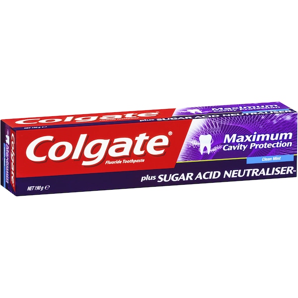 Colgate Max Cavity Protection Toothpaste Cool Mint 190g