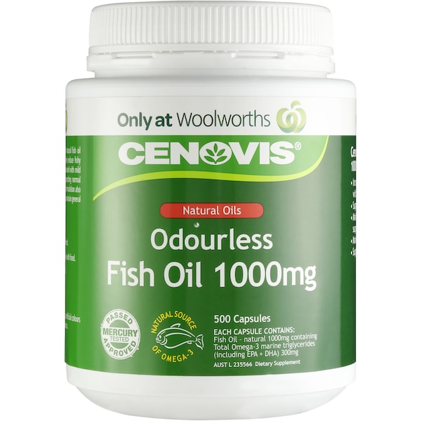 Cenovis Odourless Fish Oil 1000mg 500pk
