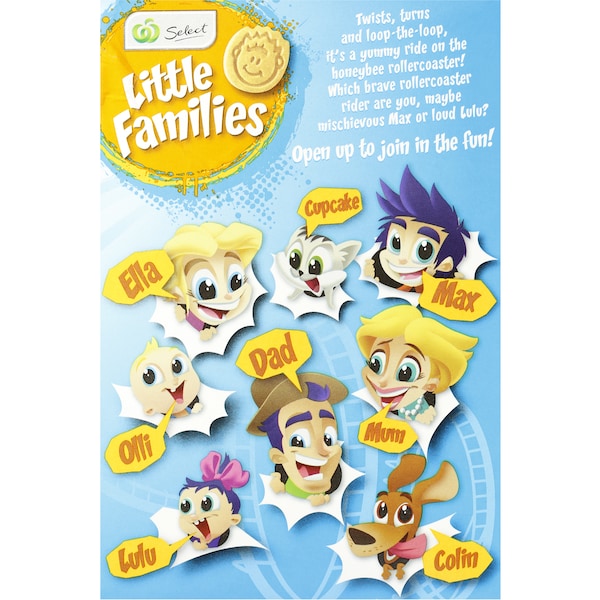 Woolworths Select Honey Little Families 200g