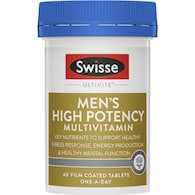 Swisse Ultivite Men's High Potency Multivitamin Tablets
