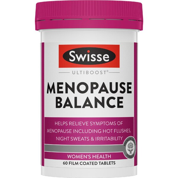 Swisse Ultiboost Menopause Balance Women's Health Tablets 60 pack