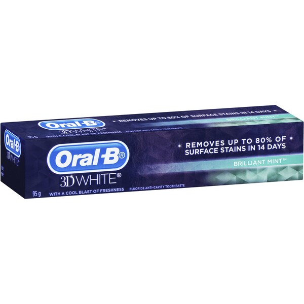 Oral-b 3d White Brilliant  Toothpaste Mint 95g