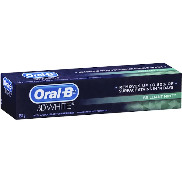 Oral-B 3D White Luxe Toothpaste Brilliant Mint 130g