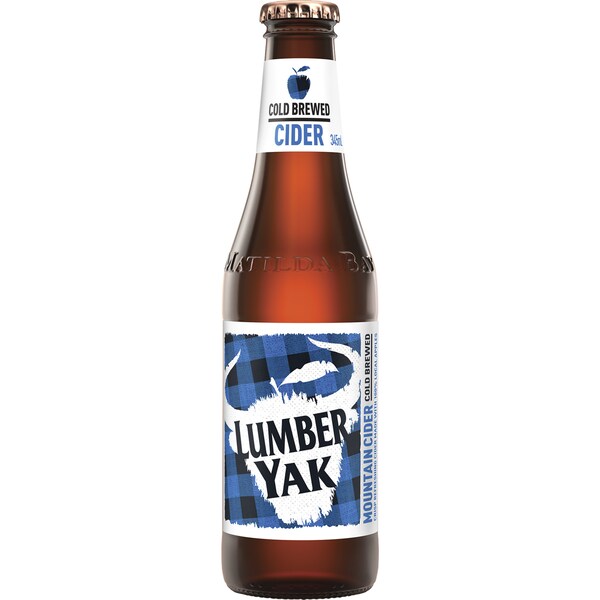 Lumber Yak Cold Brewed Mountain Apple Cider Bottle 345ml