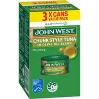 John West Chunky Tuna In Olive Oil Multipack
