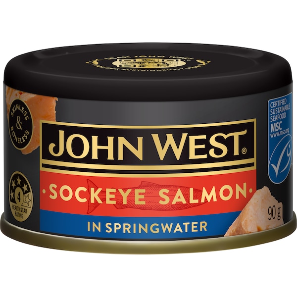 John West Sockeye Salmon In Springwater 90g