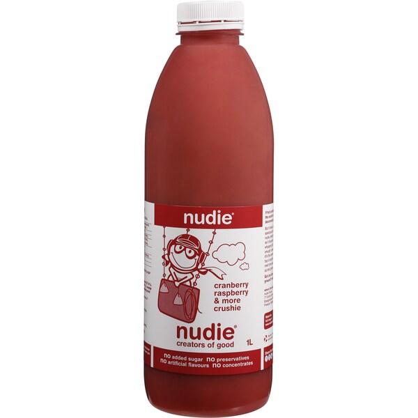 Nudie Cranberry & Raspberry 1l