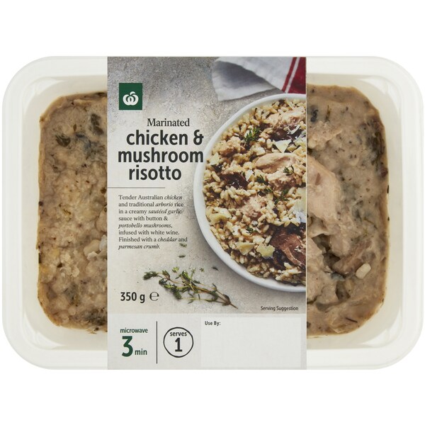 Woolworths Creamy Chicken & Mushroom Risotto 350g