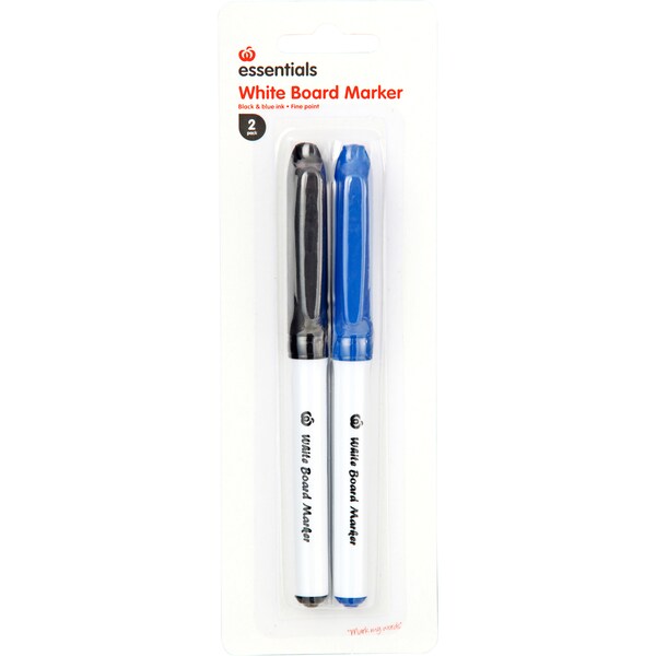 Essentials Marker Whiteboard 2 pack