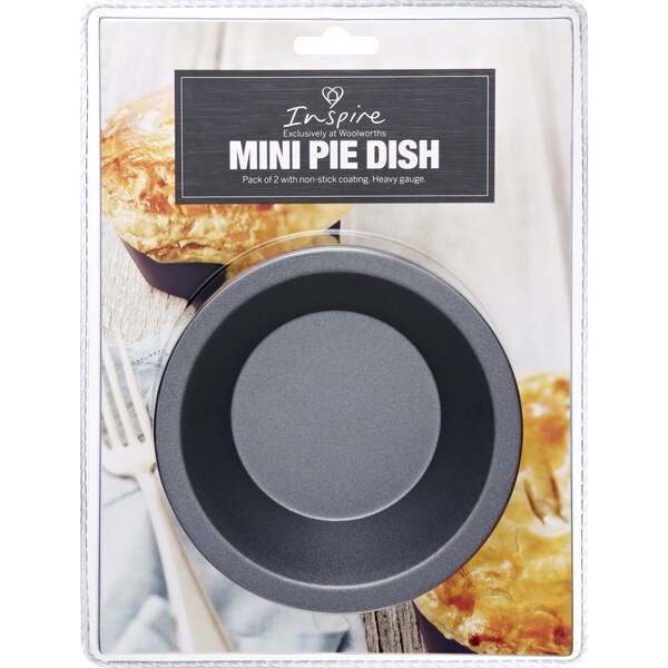 Inspire Bakeware Mini Round Pie Dish 2 Pack