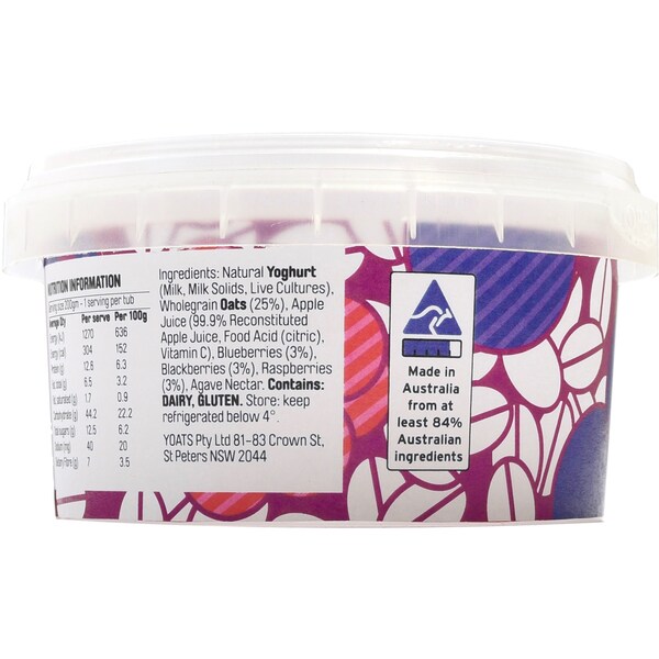 Yoats Wildberry  200g