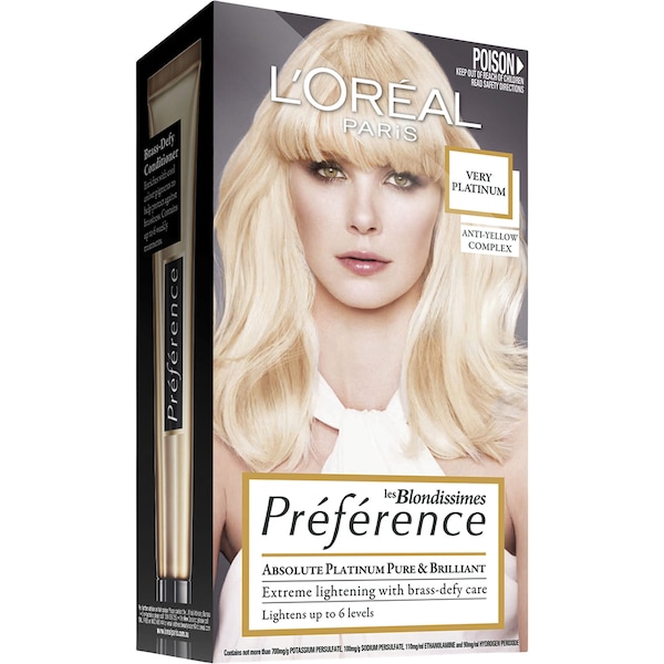 L'Oreal Paris Preference Very Platinum each
